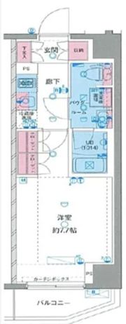GENOVIA南千住VI skygardenの間取り画像