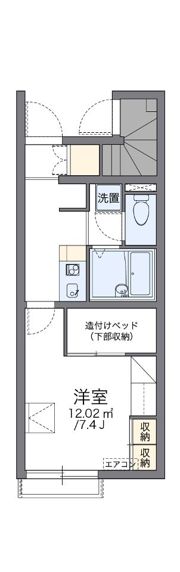 レオパレスカーサ下馬の間取り画像