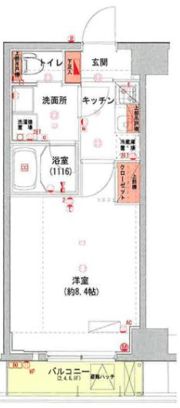ロメック月島の間取り画像
