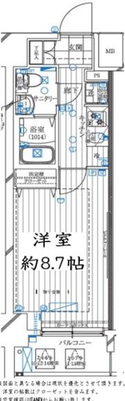 レガリス亀戸の間取り画像