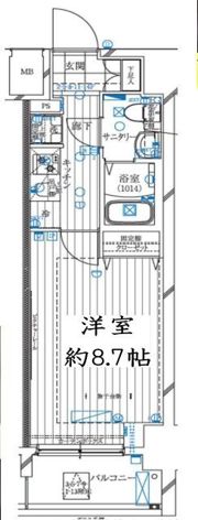 レガリス亀戸の間取り画像