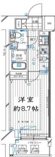 レガリス亀戸の間取り画像