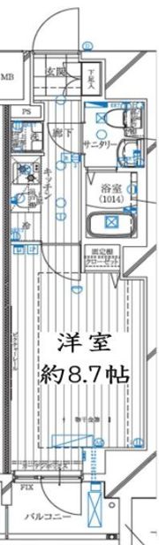 レガリス亀戸の間取り画像