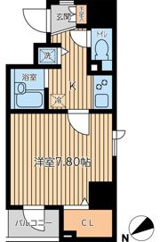 CITY SPIRE 新富町の間取り画像