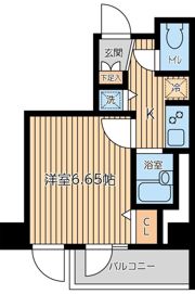 CITY SPIRE 新富町の間取り画像