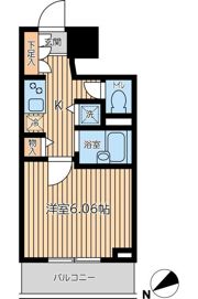 CITY SPIRE 新富町の間取り画像