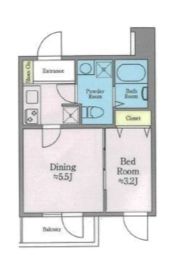 コルティーレ上北沢の間取り画像