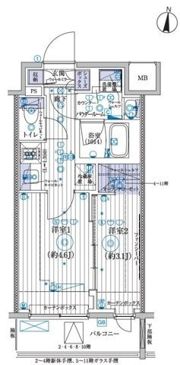 ブライズ東陽町の間取り画像