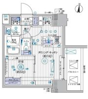 ブライズ東陽町の間取り画像