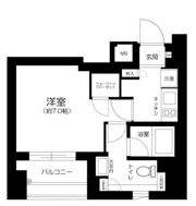 パークリュクス銀座monoの間取り画像