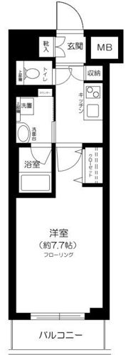 リヴシティ両国四番館の間取り画像