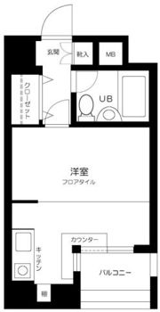 メゾン・ド・ヴィレ東神田の間取り画像