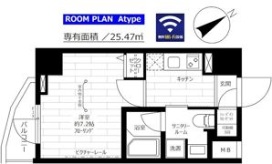 ステージファースト門前仲町の間取り画像