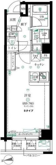 フェルクルール赤羽岩淵の間取り画像
