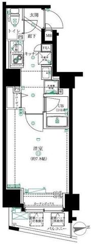 フェルクルール赤羽岩淵の間取り画像