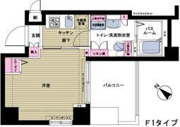 トーシンフェニックス日本橋浜町壱番館の間取り画像