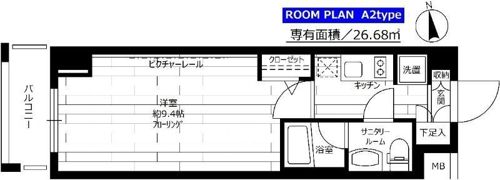 ステージファースト新御徒町の間取り画像