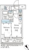 アヴニール三軒茶屋の間取り画像