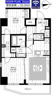 ステージファースト新御徒町Ⅱの間取り画像