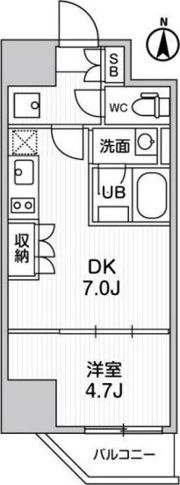ALTERNA亀戸Ⅲの間取り画像