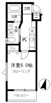 グランアセット月島の間取り画像