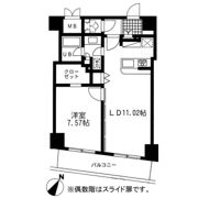 レジディア日本橋人形町Ⅱの間取り画像