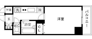 トーシンフェニックス芝浦ベイフォートの間取り画像