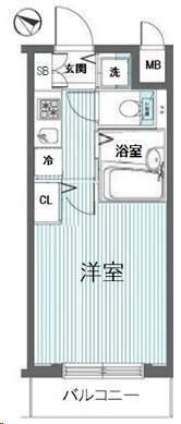 トーシンフェニックス芝浦ベイフォートの間取り画像