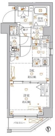 クレイシア本所吾妻橋の間取り画像