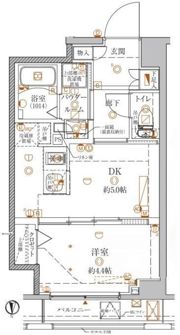 クレイシア本所吾妻橋の間取り画像