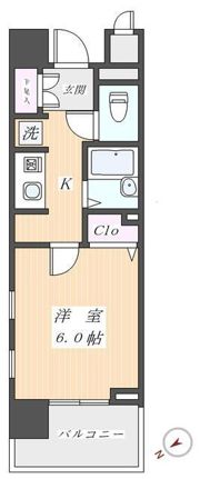 ダイナフォート日本橋の間取り画像