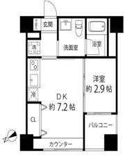 ハイリーフ上野の間取り画像