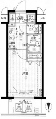 スパシエアランシア亀戸の間取り画像