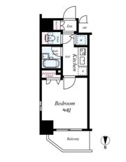 スパシエアランシア亀戸の間取り画像