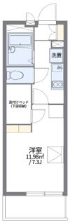 レオパレスEASTAGEⅠの間取り画像