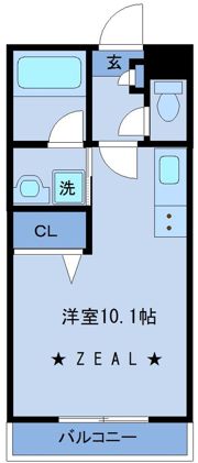 アゼリアⅡの間取り画像