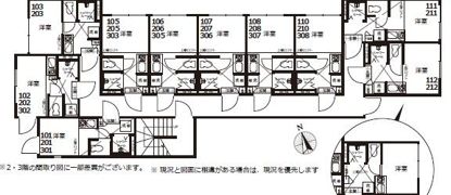 One CUBE夏目坂の間取り画像