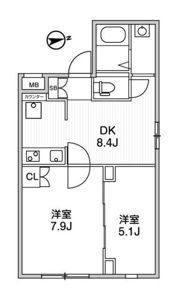 アルティザ新宿落合ソノリテの間取り画像