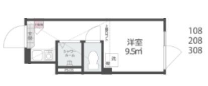 ノースヒル新宿ウエストの間取り画像