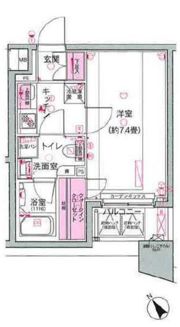 DUARES愛宕虎ノ門の間取り画像