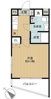 DUARES愛宕虎ノ門の間取り画像