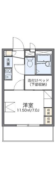 レオパレスデンファレの間取り画像