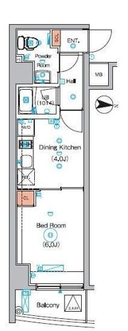 エストゥルースプラス両国の間取り画像