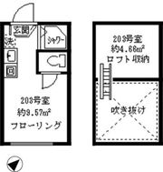 プルミエール野方の間取り画像