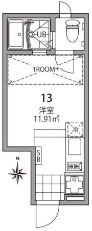 心葉テラス大岡山の間取り画像