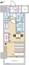 エスティメゾン門前仲町の間取り画像