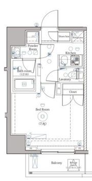DIPS上野NORTHの間取り画像