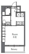 Totsu Residence Shibaの間取り画像