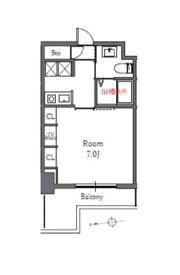 Totsu Residence Shibaの間取り画像