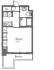 Totsu Residence Shibaの間取り画像